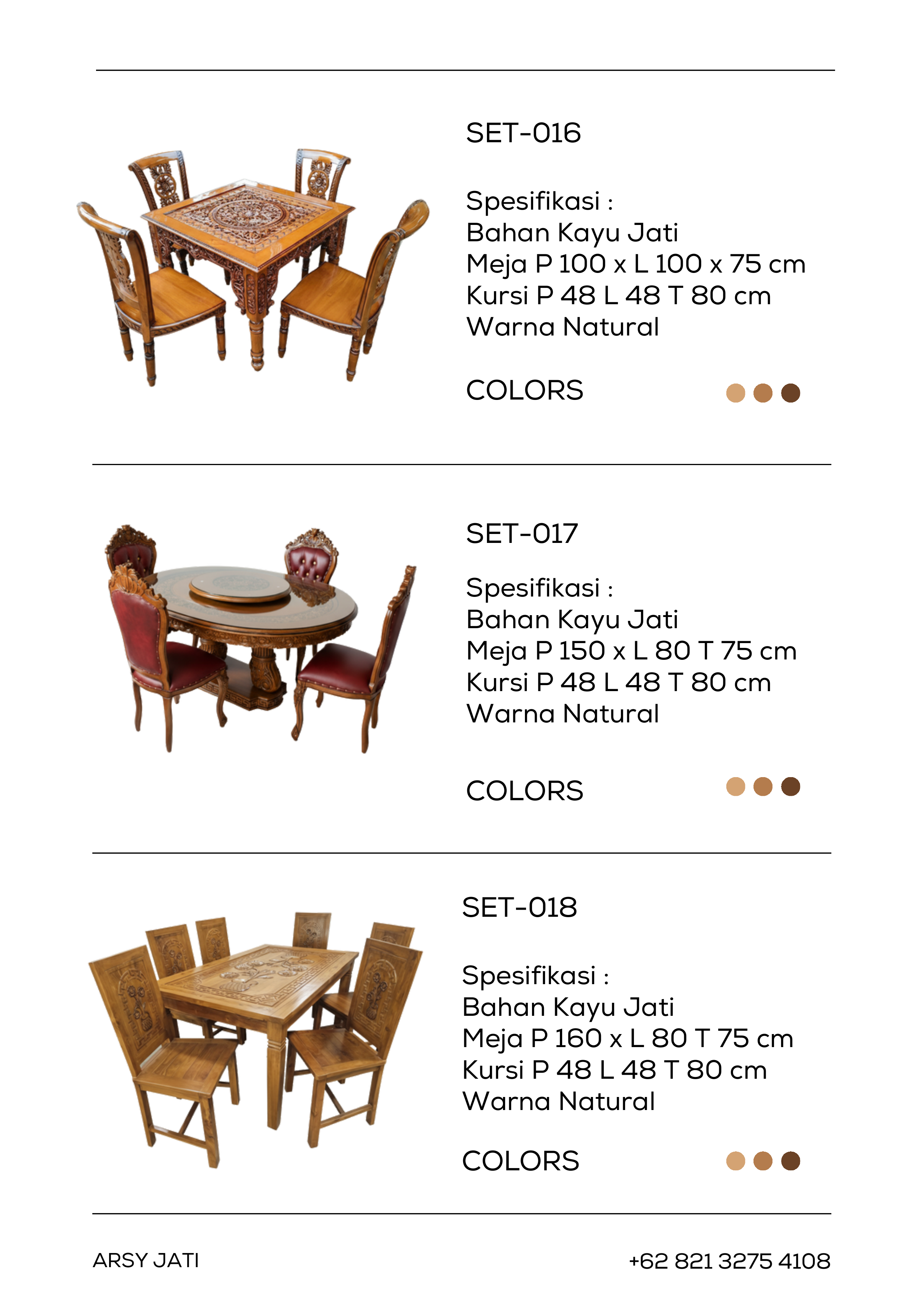 ArsyJati Furniture Outdoor Jati - Halaman 26 | Furniture Kayu Jati Premium